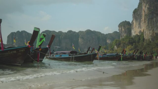 Long Boats in Thailand