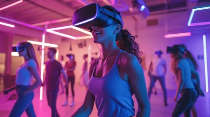 Virtual Reality Gaming in a Tech Hub Loft