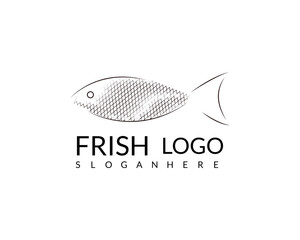Simple Fish logo images illustration design.