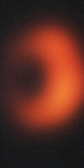 Fototapeta na wymiar Dark Background with Dynamic Orange, Red, Yellow, and Black Gradients, Textured with Grainy Noise. Abstract Banner Concept