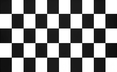 Geometric black and white checkered seamless wallpaper background. art design checkered, checkerboard, chessboard concept graphic element.