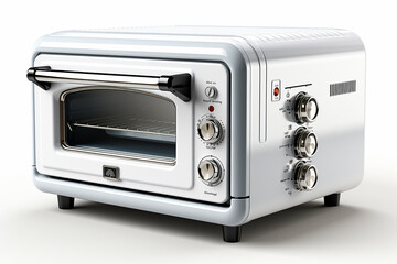 Fototapeta premium Microwave stove isolated on white background 3d