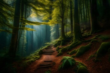 Obraz premium Some trees with beautifull weather