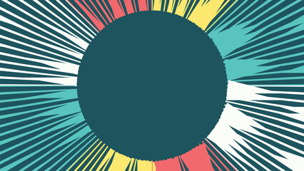 Abstract spiral dotted vortex style spinning background.