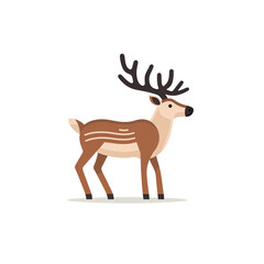 illustration of Reindeer about Christmas