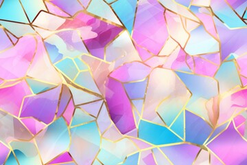  a close up of a colorful background with a lot of small pieces of glass in the middle of the image.