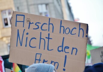 Proteste gegen Rechtsextremismus in Hamburg