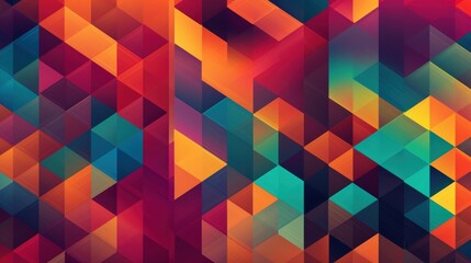 Obraz premium Colorfull geometric patern