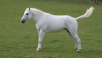 Obraz premium white horse