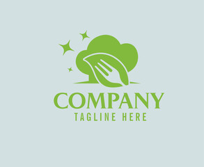 green eco logo for food 