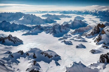 Behold the enchanting winter scene of the Chilean Andes, featuring Laguna Del Inca as the centerpiece amidst a snowy expanse, captured in high resolution