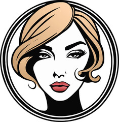 Lady face Actor Fashion Beauty product Cosmetics Brand Logo