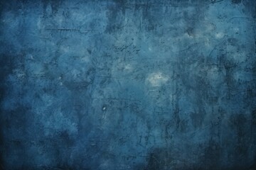  a blue grungy wall with a clock on the top of it and a clock on the bottom of the wall.