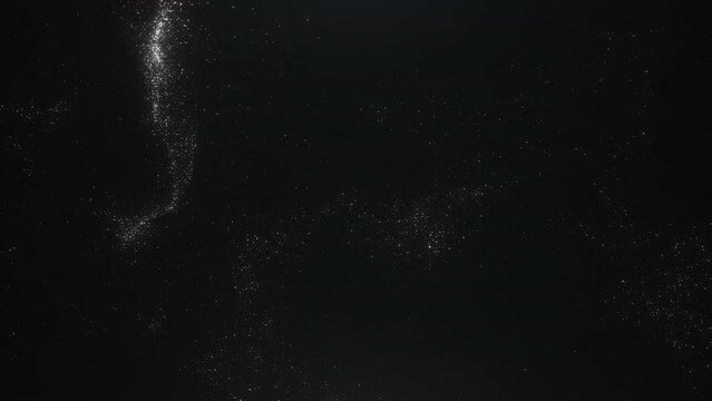 Abstract Particles Background. Dust Particles Background.