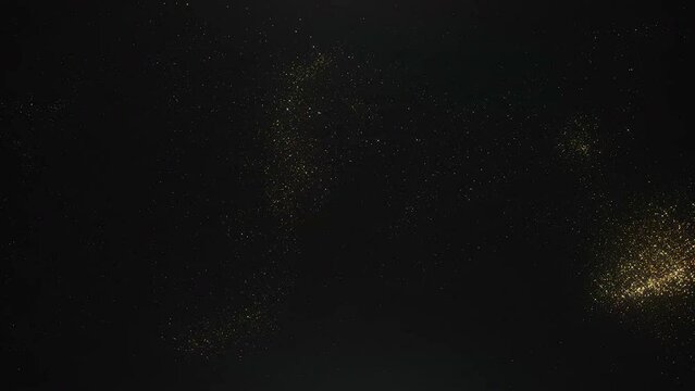 Abstract Particles Background. Dust Particles Background.