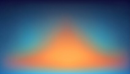Grainy, noisy, Blue and Orange gradient background. generative AI
