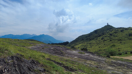Ponmudi hill station, beautiful mountain range in Thiruvananthapuram, Kerala 