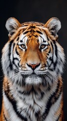Obraz premium tiger in the jungle. walks in the forest and searches. created by ai