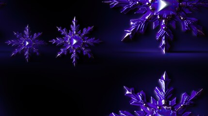 An abstract snowflake of unreal violet color. Seamless background template