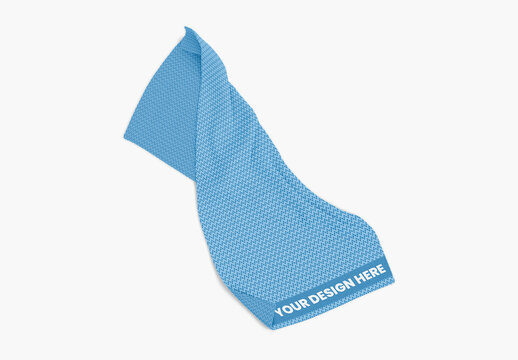 Towel Mockup Top View