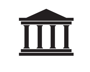 Fototapeta premium museum vector icon