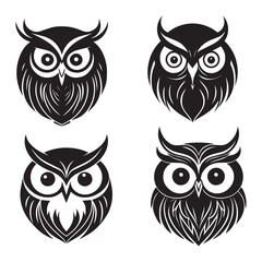 A Owl Icon vector design 