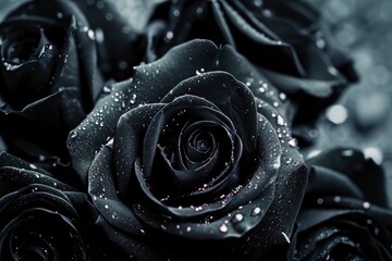 beautiful black roses