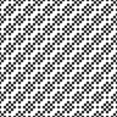 Seamless pattern. Geometric background. Squares illustration. Checks ornament. Quadrangles backdrop. Digital paper, textile print, web design, abstract. Tiles wallpaper. Ethnic motif. Vector artwork