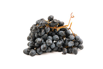 Bunch of grapes isolated on white background