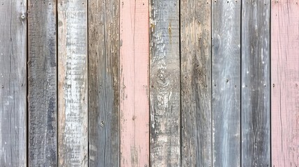 Pink wooden wall