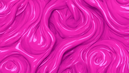 Foto op Plexiglas Pink smooth slime background - Generative AI © alpermer