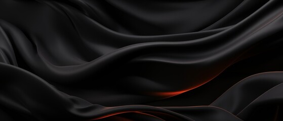 Fototapeta premium black satin background