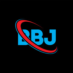 BBJ logo. BBJ letter. BBJ letter logo design. Intitials BBJ logo linked with circle and uppercase monogram logo. BBJ typography for technology, business and real estate brand.