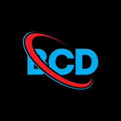 BCD logo. BCD letter. BCD letter logo design. Intitials BCD logo linked with circle and uppercase monogram logo. BCD typography for technology, business and real estate brand.