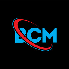 BCM logo. BCM letter. BCM letter logo design. Intitials BCM logo linked with circle and uppercase monogram logo. BCM typography for technology, business and real estate brand.