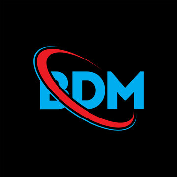 BDM logo. BDM letter. BDM letter logo design. Initials BDM logo linked with circle and uppercase monogram logo. BDM typography for technology, business and real estate brand.