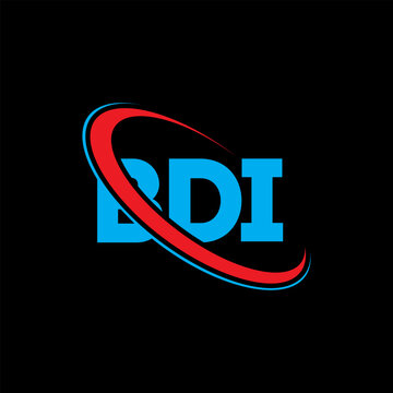 BDI logo. BDI letter. BDI letter logo design. Initials BDI logo linked with circle and uppercase monogram logo. BDI typography for technology, business and real estate brand.