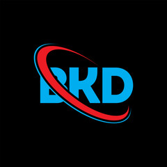 BKD logo. BKD letter. BKD letter logo design. Initials BKD logo linked with circle and uppercase monogram logo. BKD typography for technology, business and real estate brand.