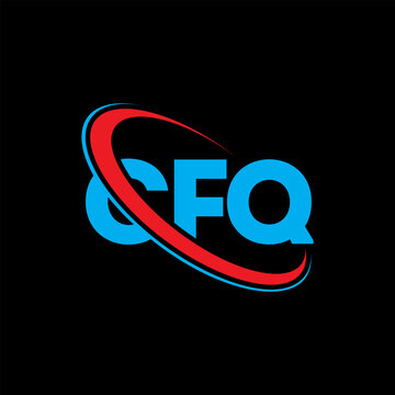 CFQ logo. CFQ letter. CFQ letter logo design. Initials CFQ logo linked with circle and uppercase monogram logo. CFQ typography for technology, business and real estate brand.