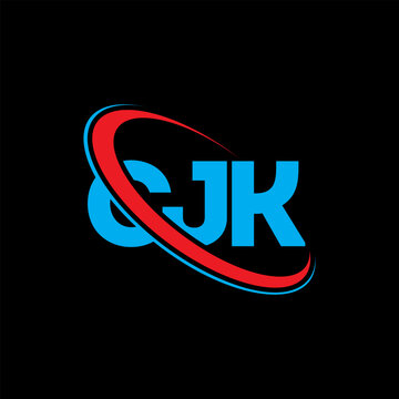 CJK logo. CJK letter. CJK letter logo design. Initials CJK logo linked with circle and uppercase monogram logo. CJK typography for technology, business and real estate brand.
