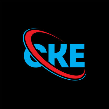 CKE logo. CKE letter. CKE letter logo design. Initials CKE logo linked with circle and uppercase monogram logo. CKE typography for technology, business and real estate brand.