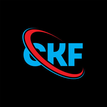 CKF logo. CKF letter. CKF letter logo design. Initials CKF logo linked with circle and uppercase monogram logo. CKF typography for technology, business and real estate brand.