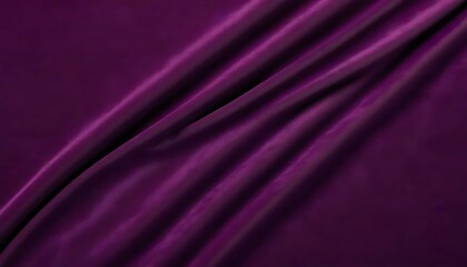 Elegant purple velvet drapery background, parallel folds transversal and central