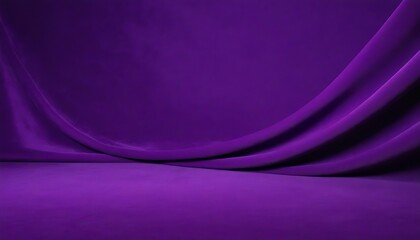 Violet silk stage set background 