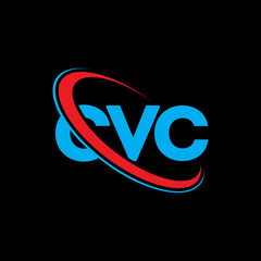 CVC logo. CVC letter. CVC letter logo design. Initials CVC logo linked with circle and uppercase monogram logo. CVC typography for technology, business and real estate brand.