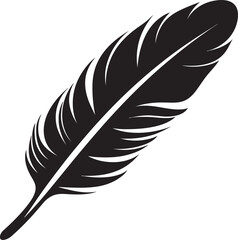 Avian Ascent Feathered Elegance Design Aetherial Quill Floating Feather Icon