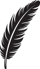 Fototapeta premium Celestial Quill Vector Winged Elegance Feathered Symphony Skyward Emblem