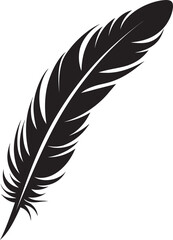 Obraz premium Ethereal Wings Vector Feathered Emblem Whispering Plume Elegant Bird Icon
