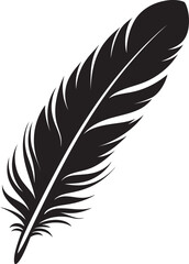 Skylight Symphony Feathered Elegance Design Flight of Fancy Feathered Vector Symbol