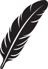 Obraz premium Flight of Fancy Feathered Vector Symbol Feathered Rhapsody Soaring Emblem